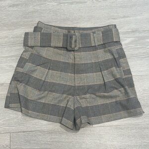 Zara Patterned Shorts with belt